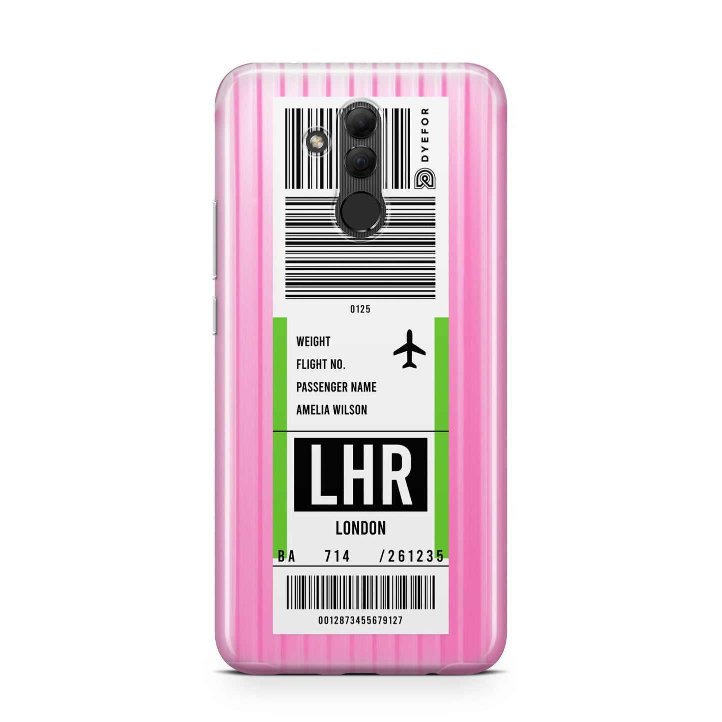 Customised Luggage Tag Huawei Mate 20 Lite