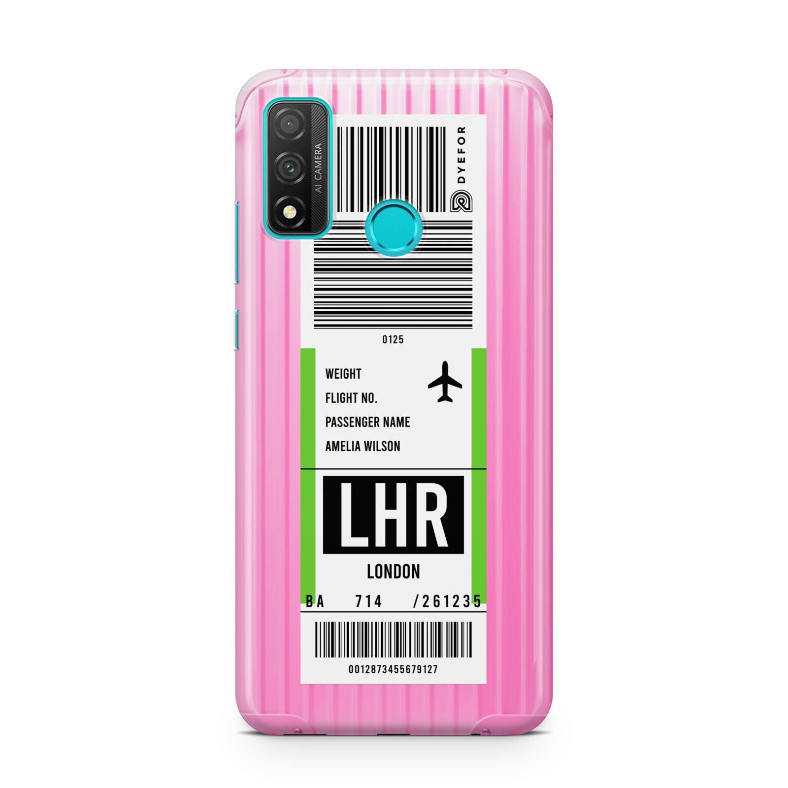 Customised Luggage Tag Huawei P Smart 2020