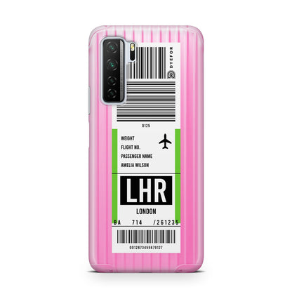 Customised Luggage Tag Huawei P40 Lite 5G Phone Case