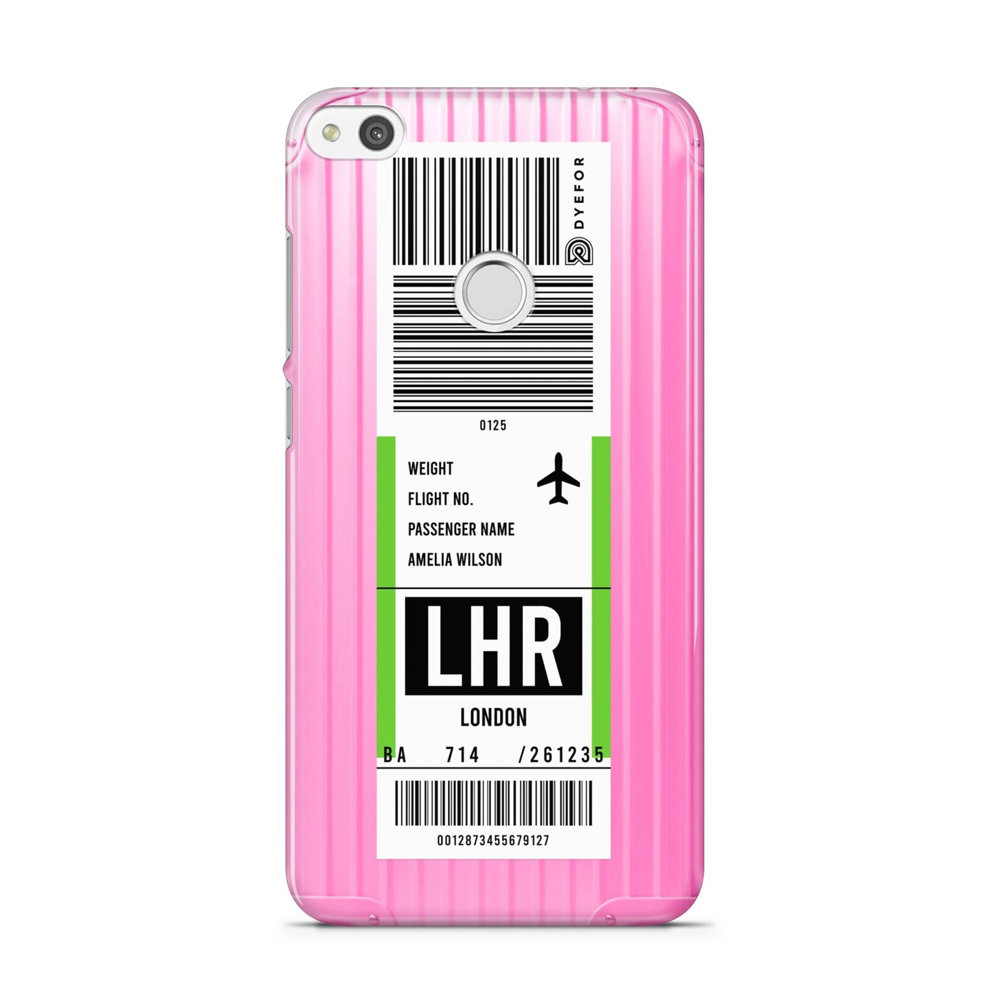 Customised Luggage Tag Huawei P8 Lite Case