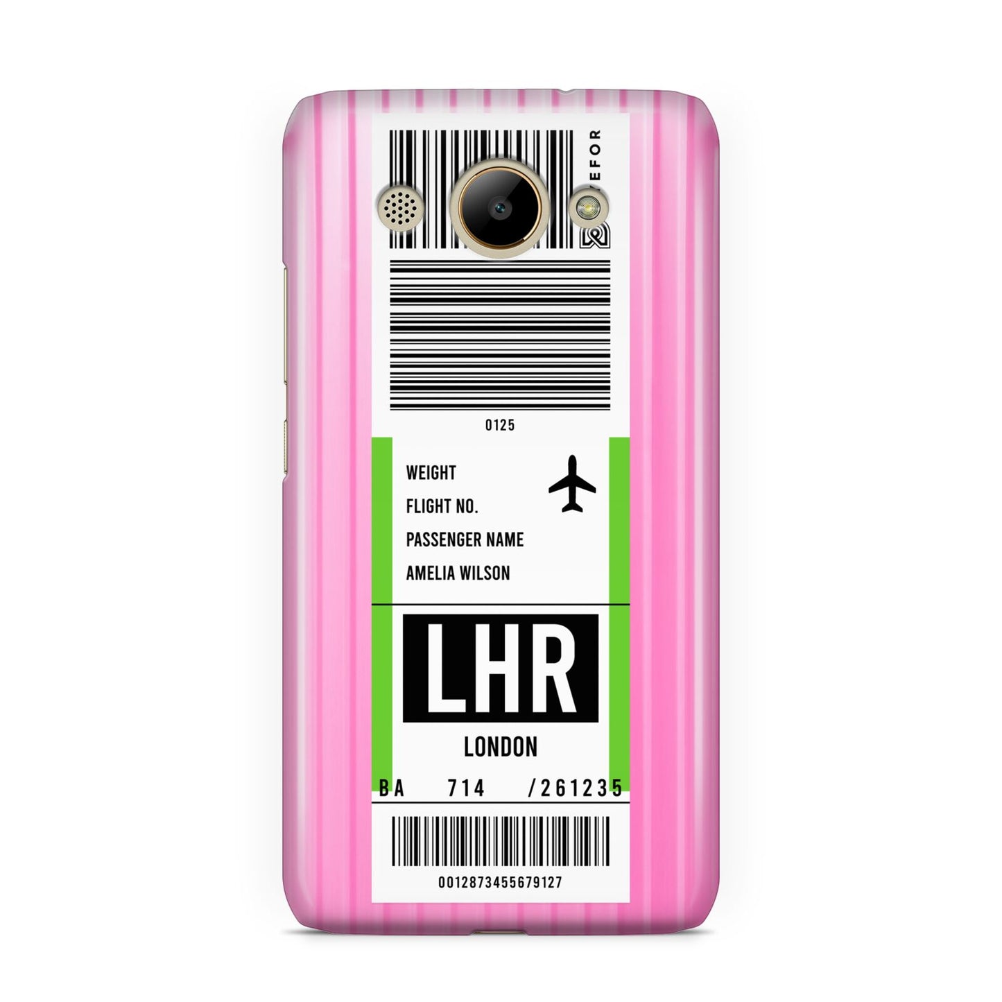 Customised Luggage Tag Huawei Y3 2017
