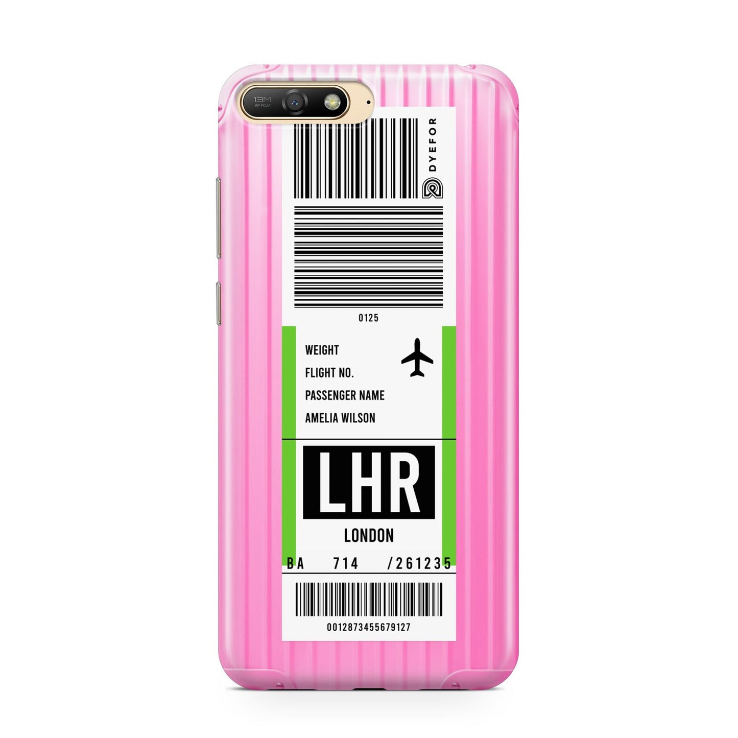 Customised Luggage Tag Huawei Y6 2018