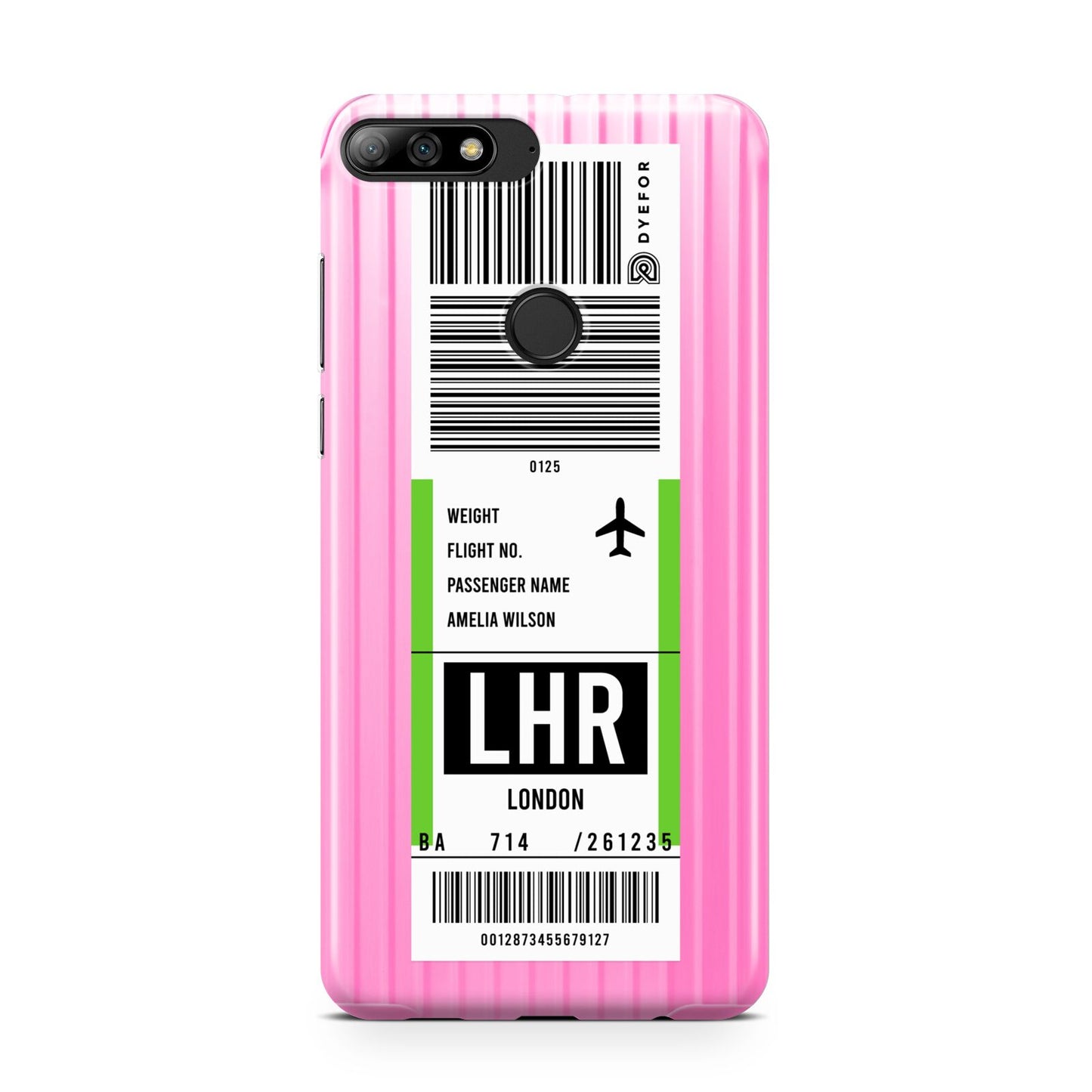 Customised Luggage Tag Huawei Y7 2018