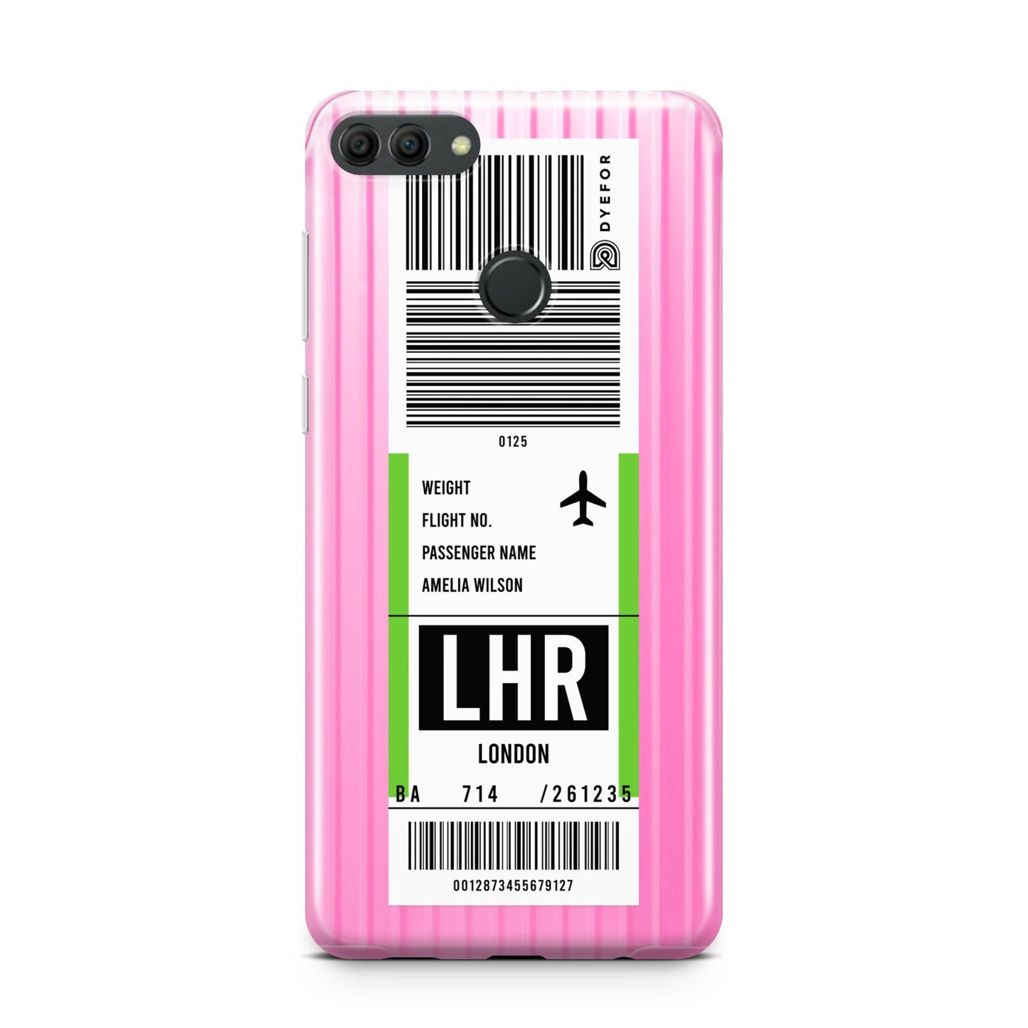 Customised Luggage Tag Huawei Y9 2018
