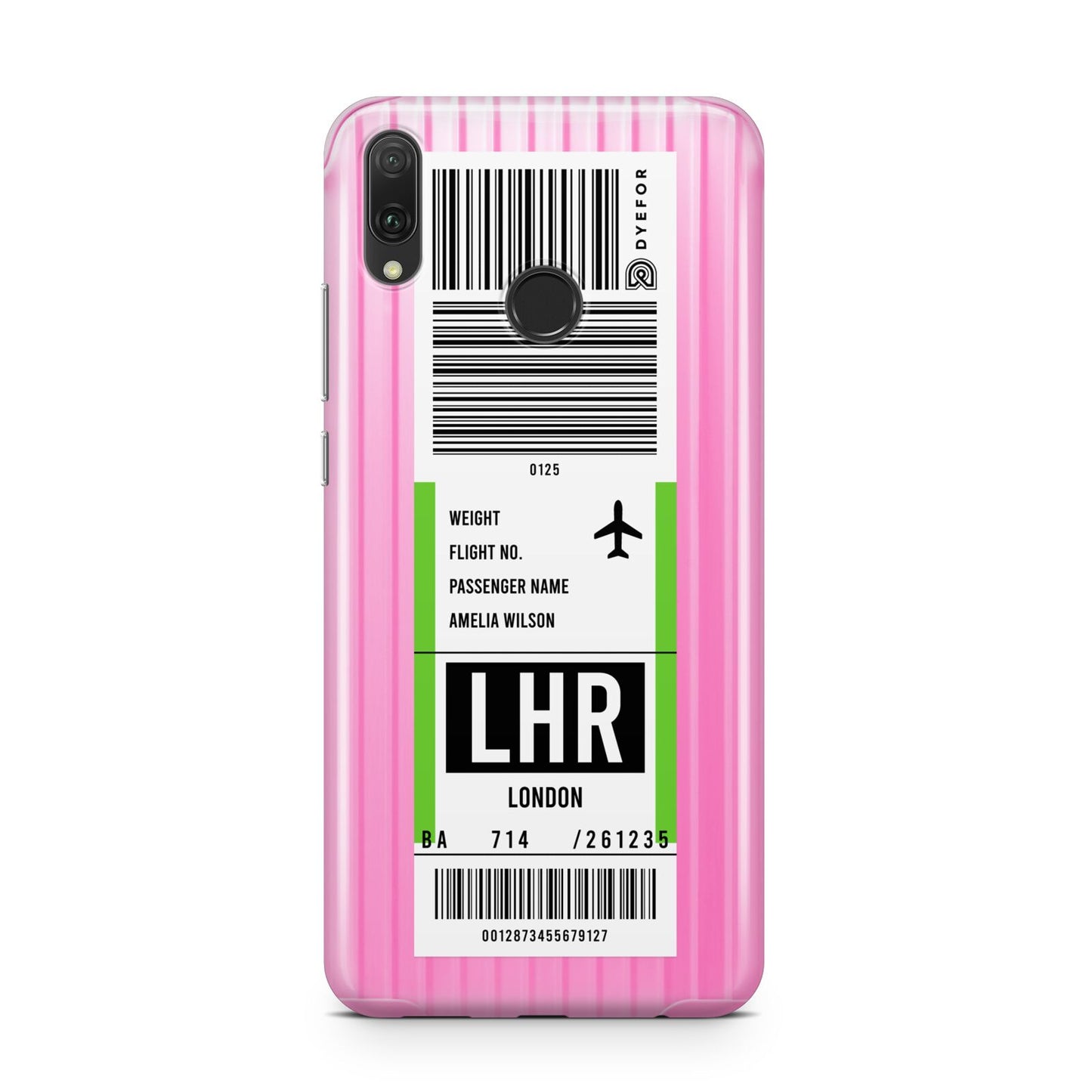 Customised Luggage Tag Huawei Y9 2019