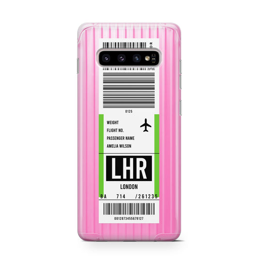 Customised Luggage Tag Protective Samsung Galaxy Case