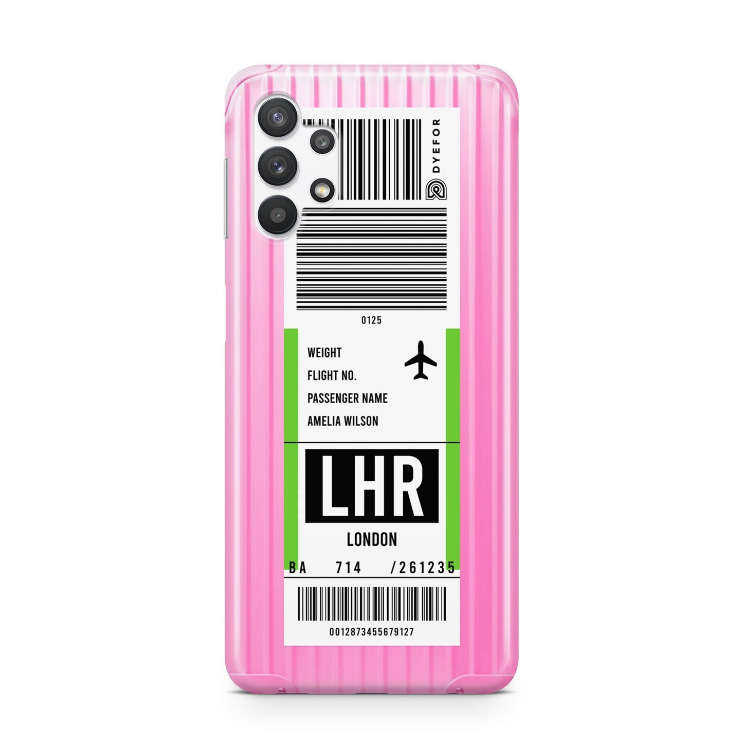 Customised Luggage Tag Samsung A32 5G Case
