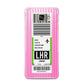 Customised Luggage Tag Samsung Galaxy A3 2016 Case on gold phone