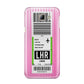 Customised Luggage Tag Samsung Galaxy A8 2016 Case