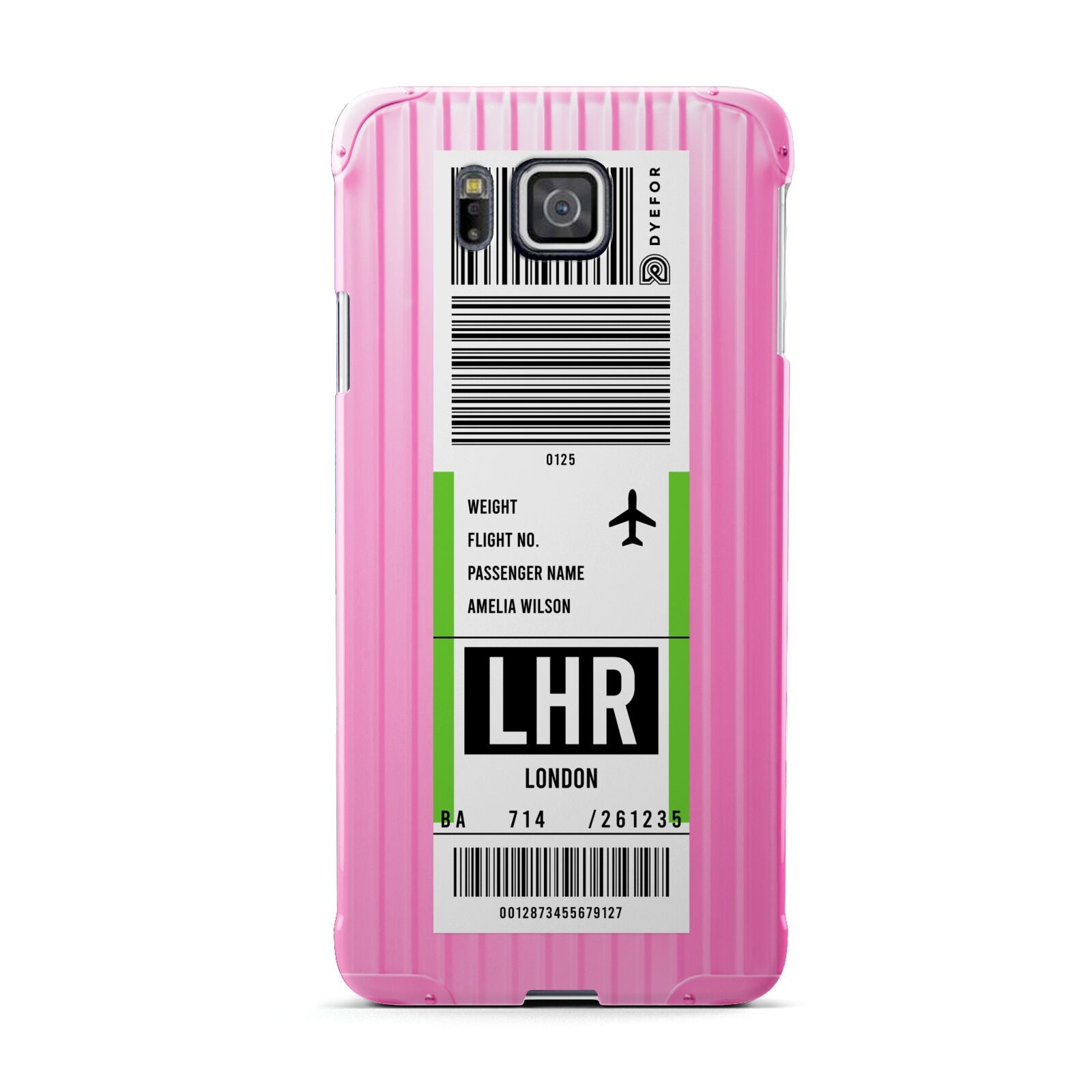 Customised Luggage Tag Samsung Galaxy Alpha Case