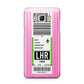 Customised Luggage Tag Samsung Galaxy J5 2016 Case