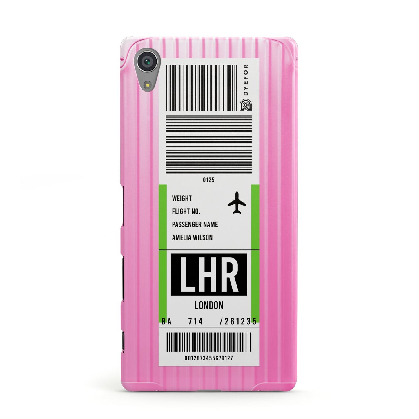 Customised Luggage Tag Sony Xperia Case