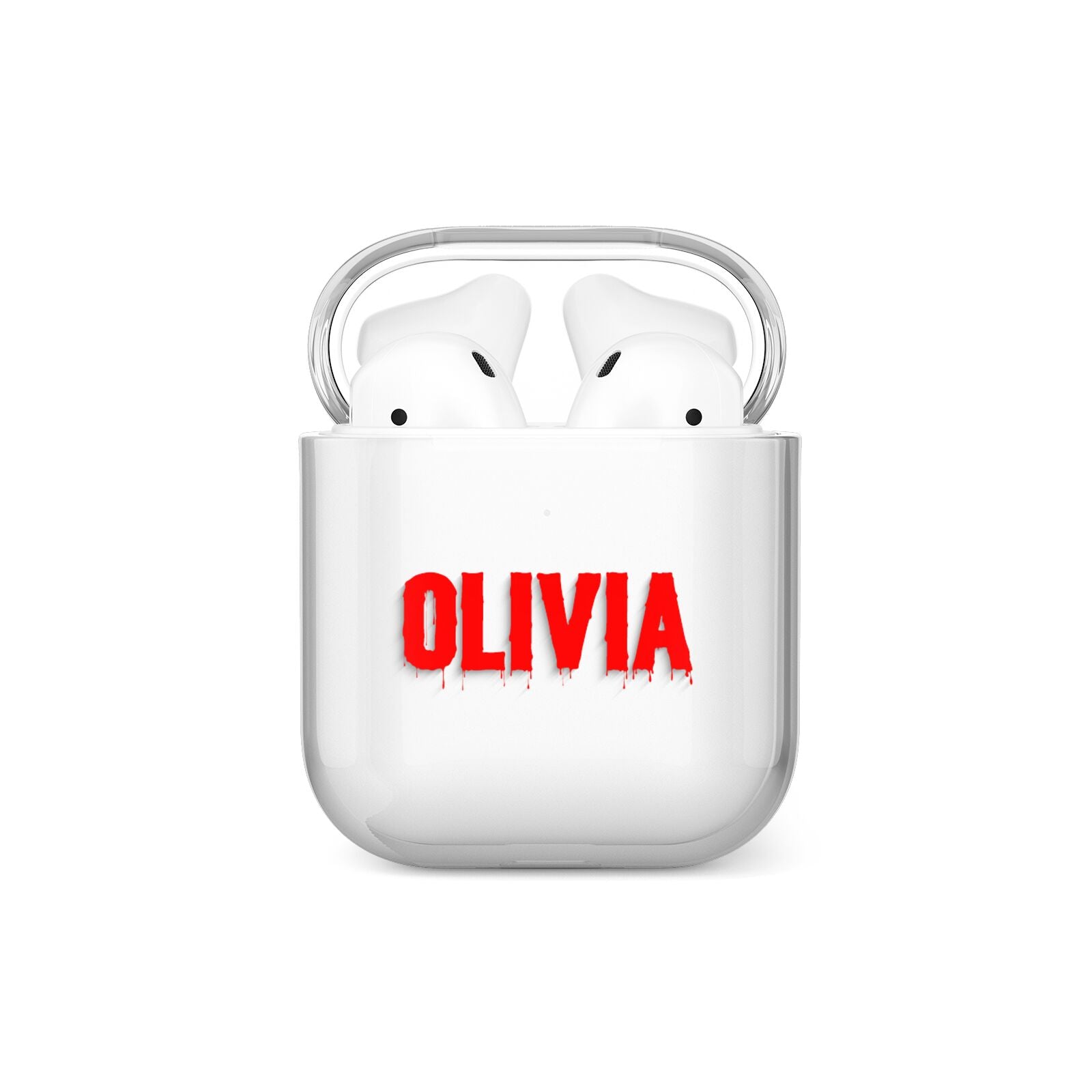 Customised Name Blood AirPods Case