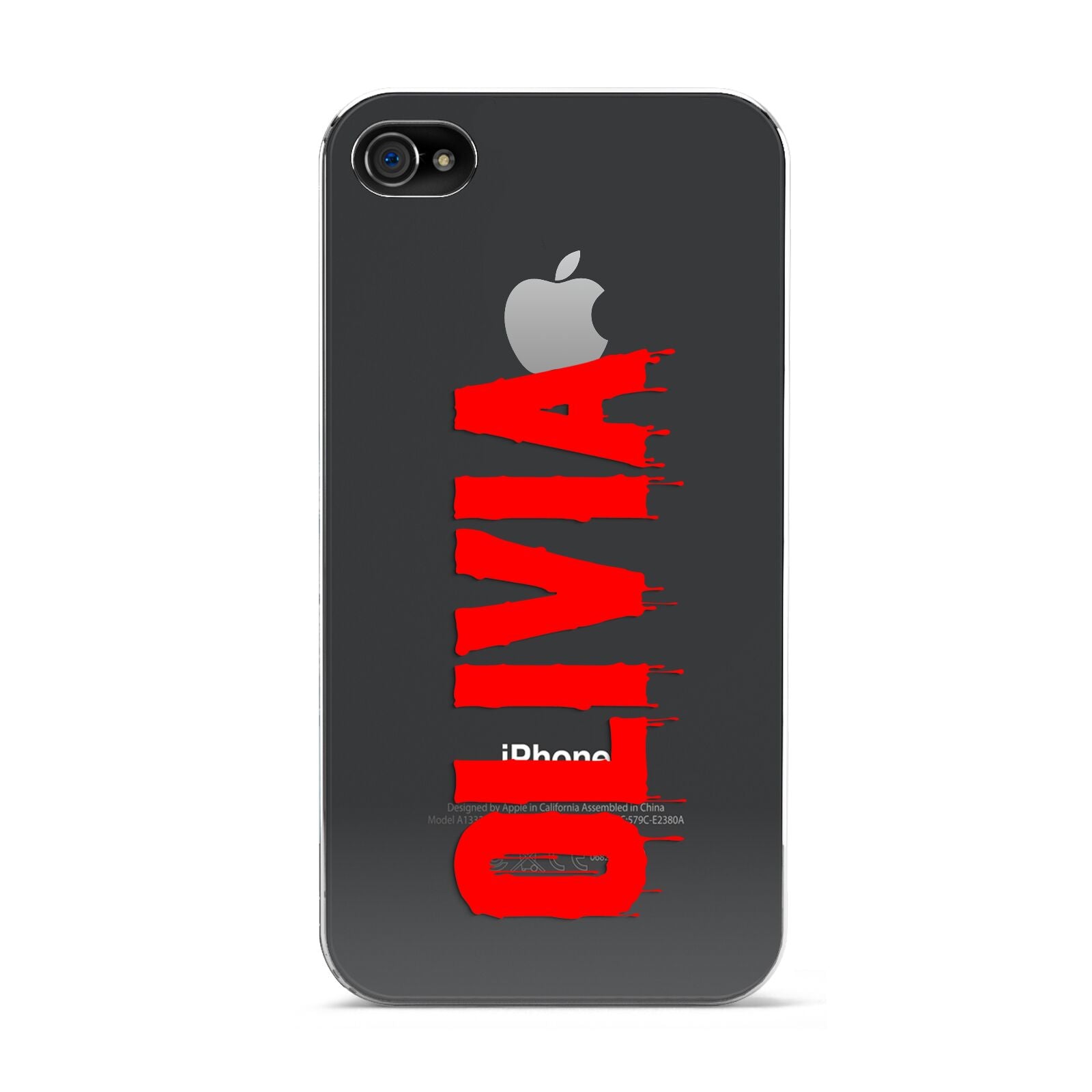 Customised Name Blood Apple iPhone 4s Case