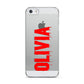 Customised Name Blood Apple iPhone 5 Case