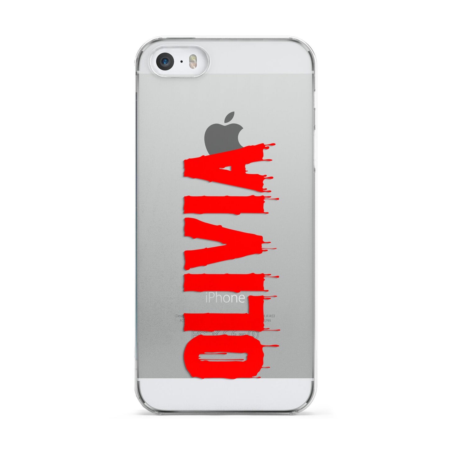 Customised Name Blood Apple iPhone 5 Case