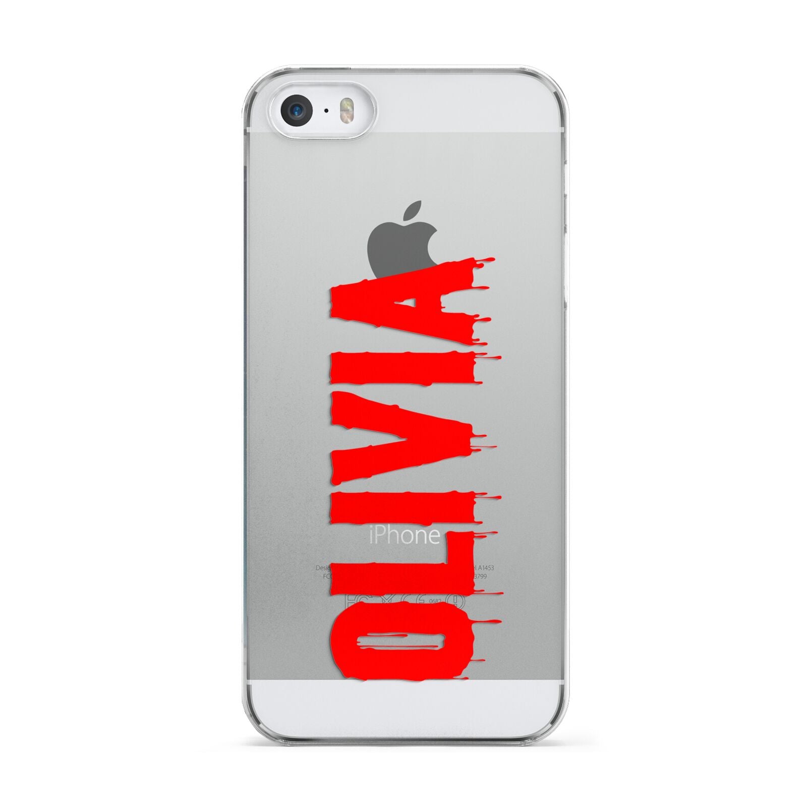 Customised Name Blood Apple iPhone 5 Case
