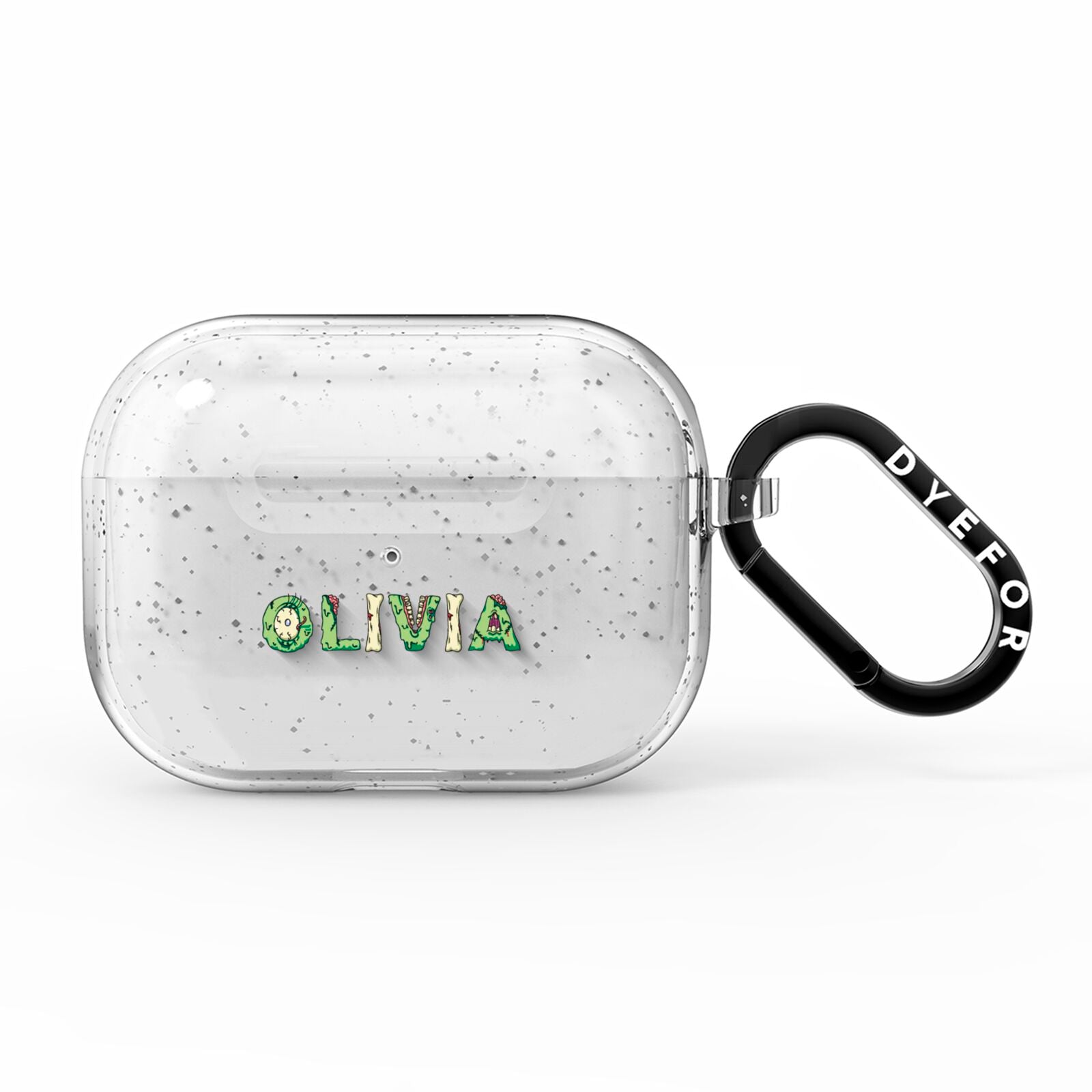 Customised Name Zombie AirPods Pro Glitter Case