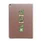 Customised Name Zombie Apple iPad Rose Gold Case