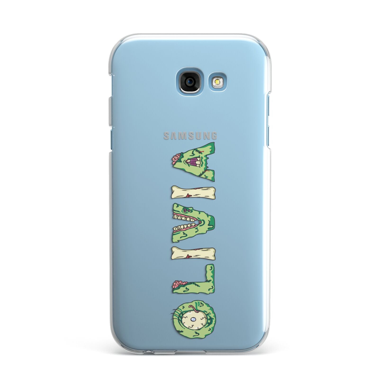 Customised Name Zombie Samsung Galaxy A7 2017 Case