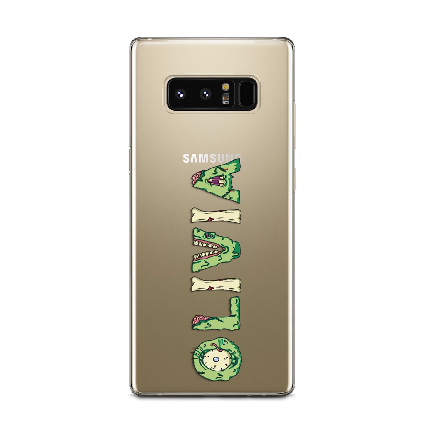 Customised Name Zombie Samsung Galaxy Note 8 Case