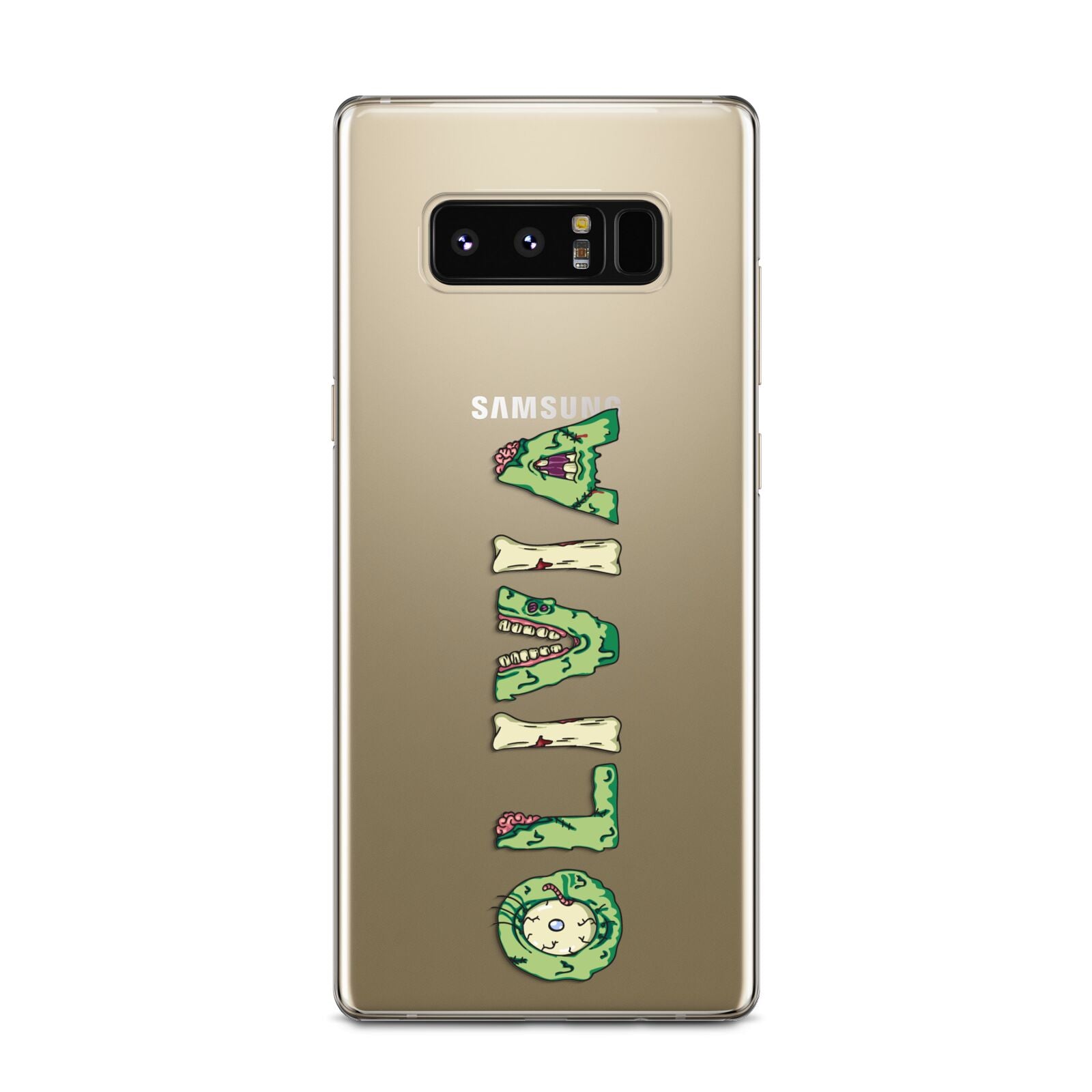 Customised Name Zombie Samsung Galaxy Note 8 Case