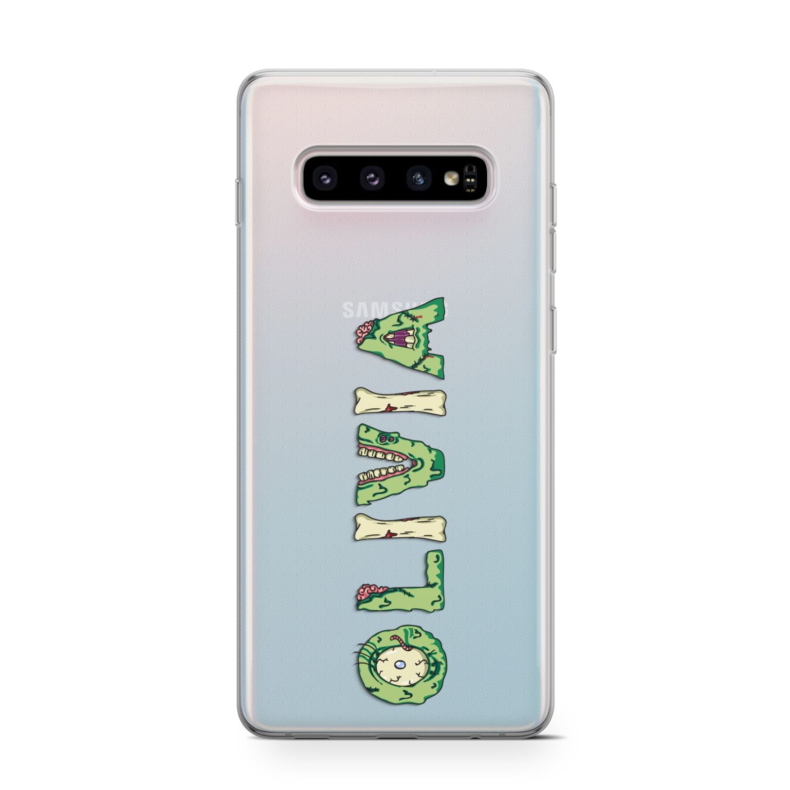 Customised Name Zombie Samsung Galaxy S10 Case