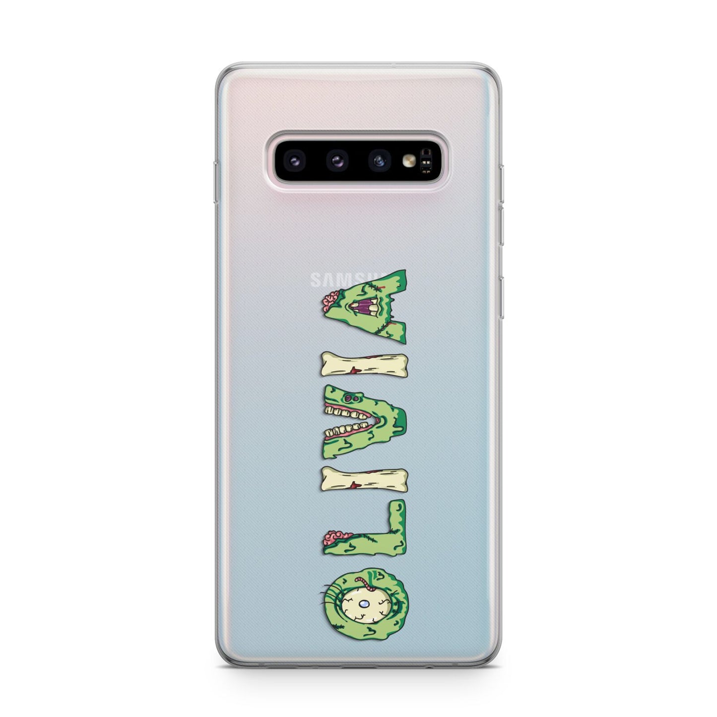 Customised Name Zombie Samsung Galaxy S10 Plus Case