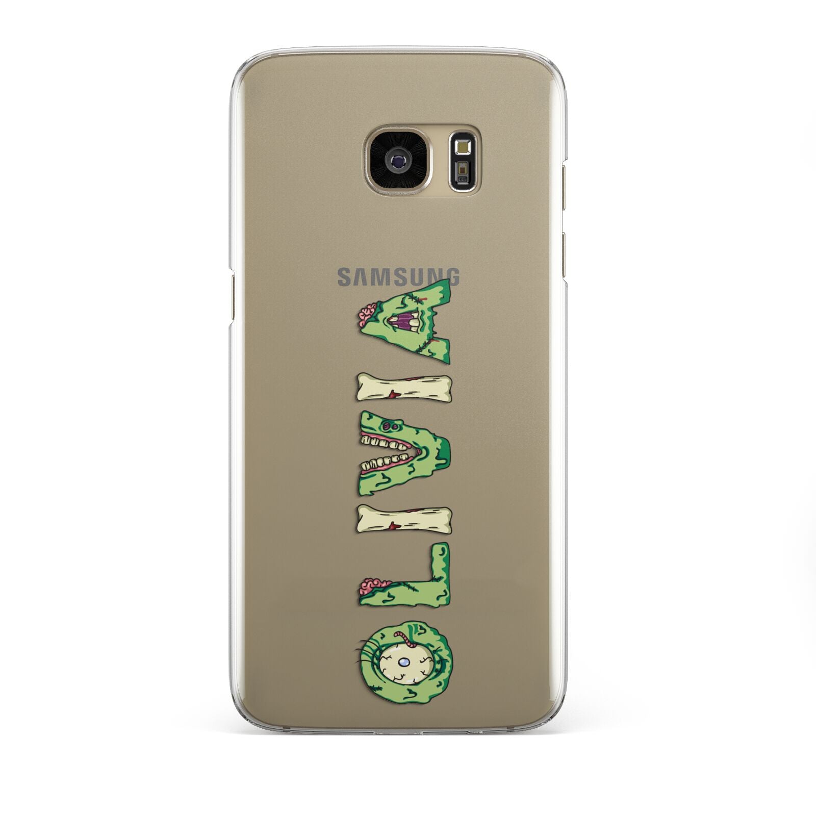 Customised Name Zombie Samsung Galaxy S7 Edge Case