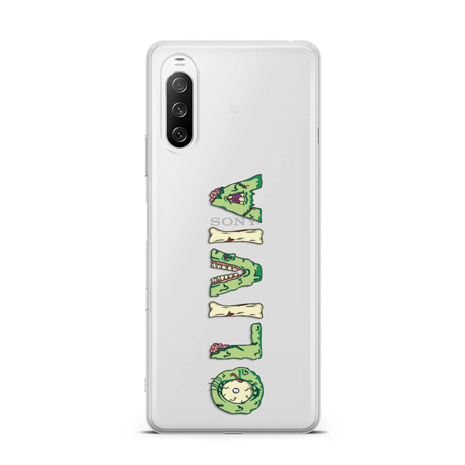 Customised Name Zombie Sony Xperia 10 III Case