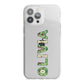 Customised Name Zombie iPhone 13 Pro Max TPU Impact Case with White Edges