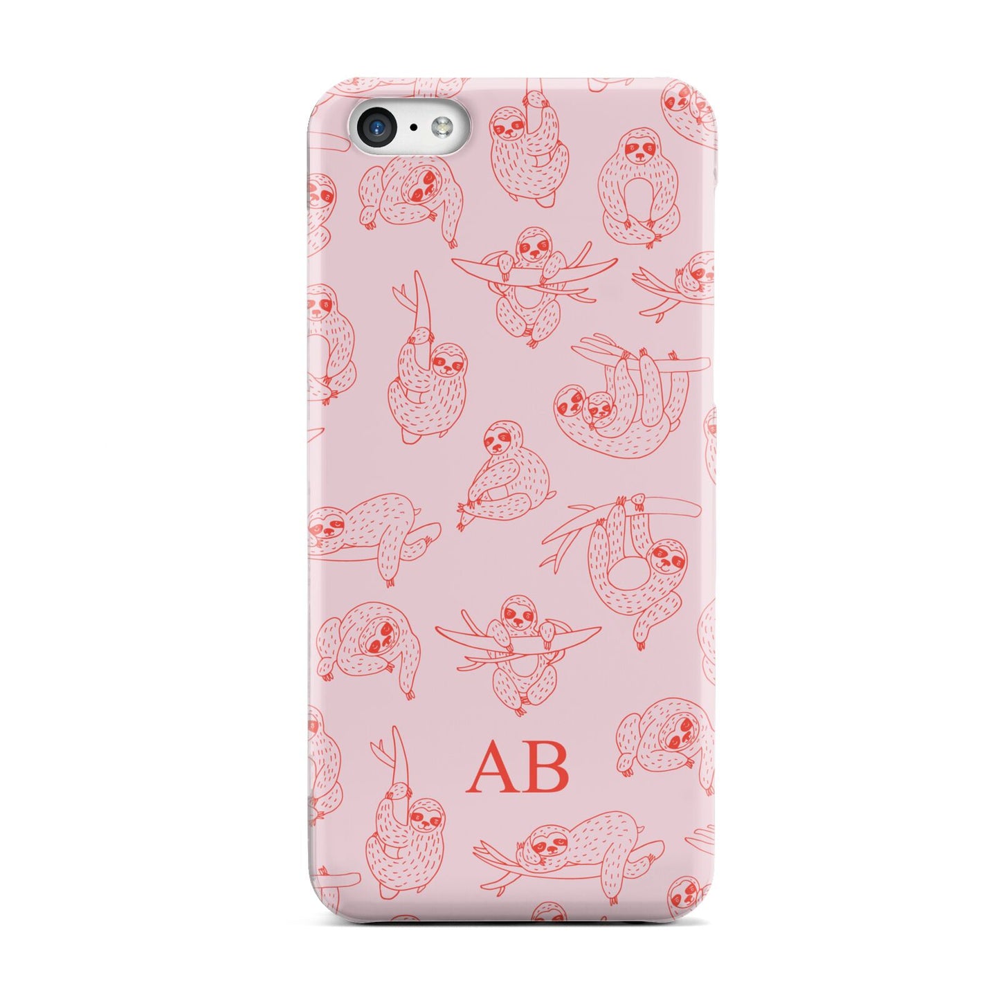 Customised Sloth Apple iPhone 5c Case