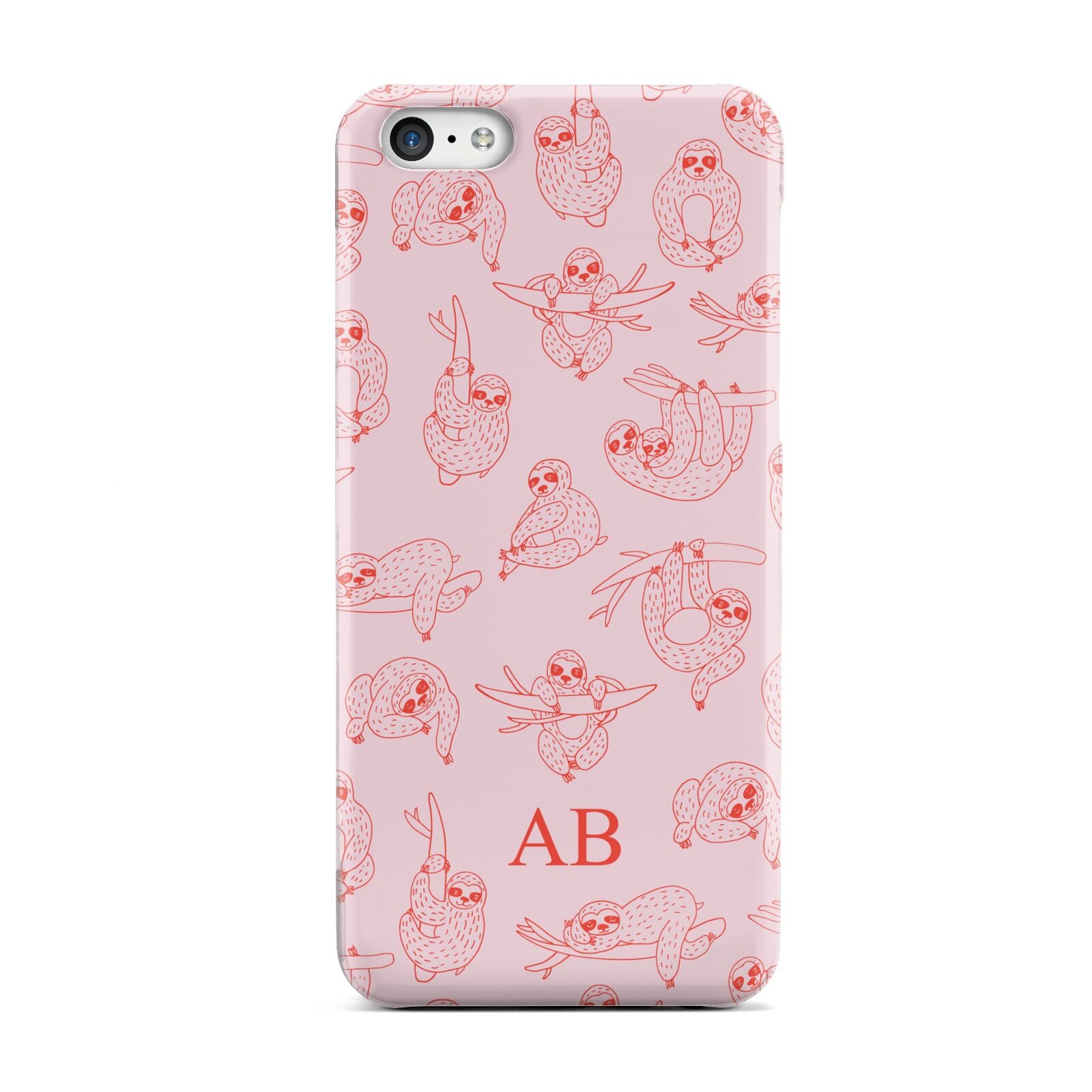 Customised Sloth Apple iPhone 5c Case