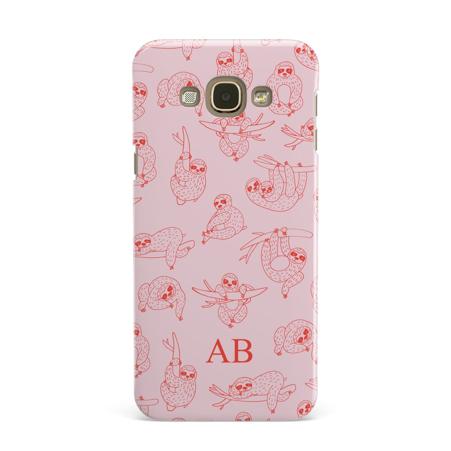 Customised Sloth Samsung Galaxy A8 Case