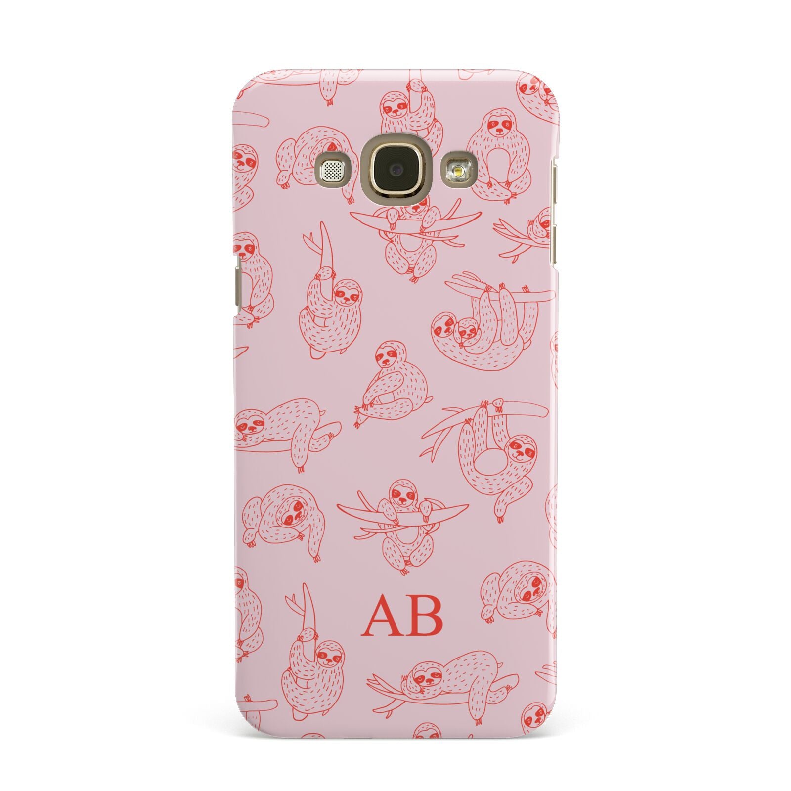 Customised Sloth Samsung Galaxy A8 Case