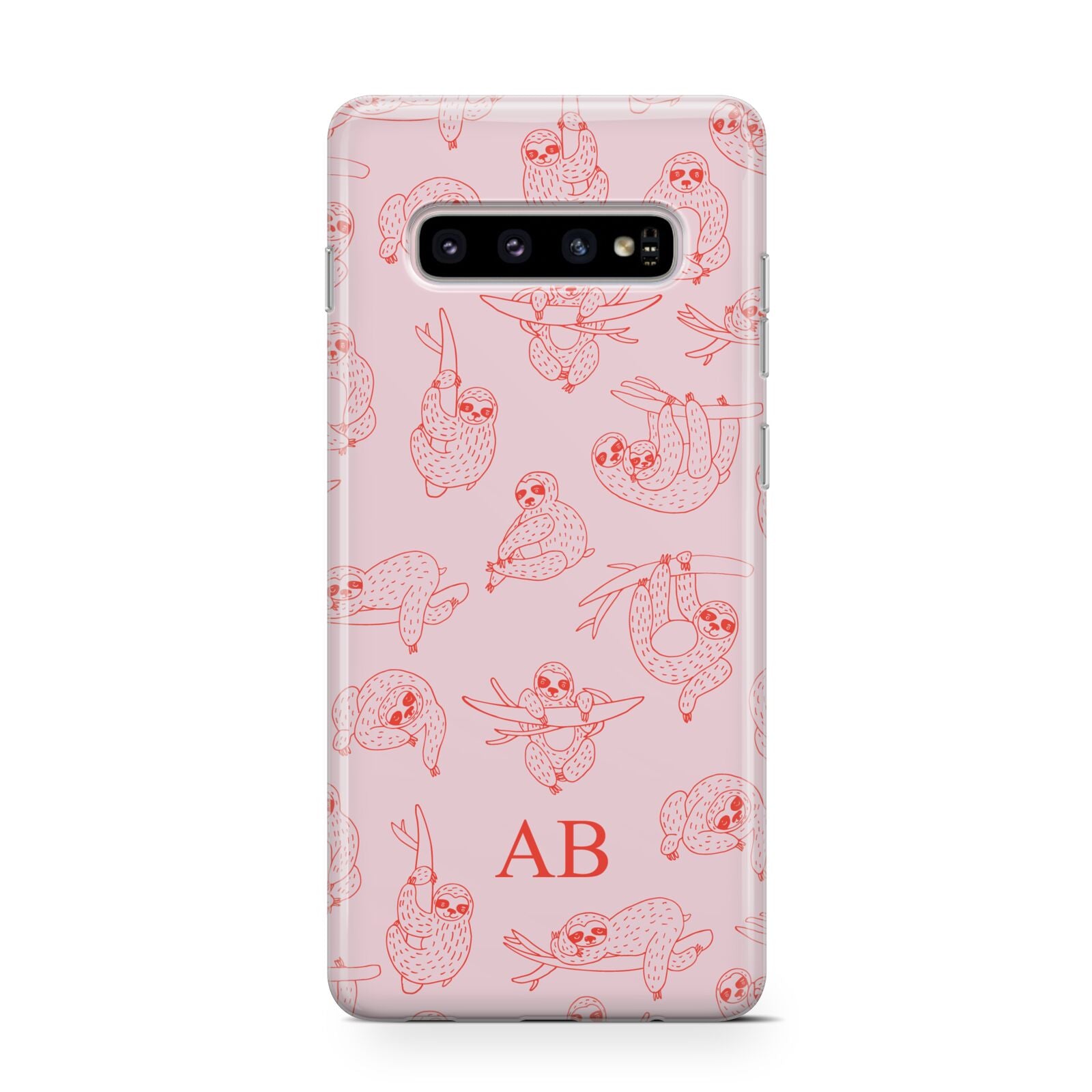 Customised Sloth Samsung Galaxy S10 Case