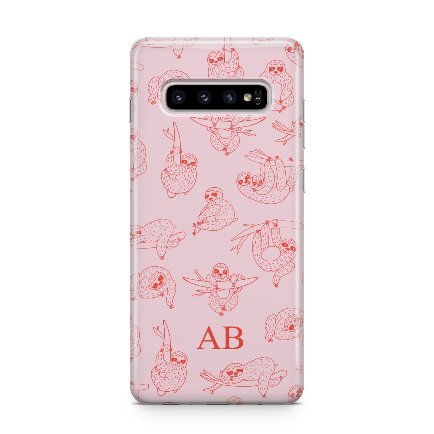 Customised Sloth Samsung Galaxy S10 Plus Case