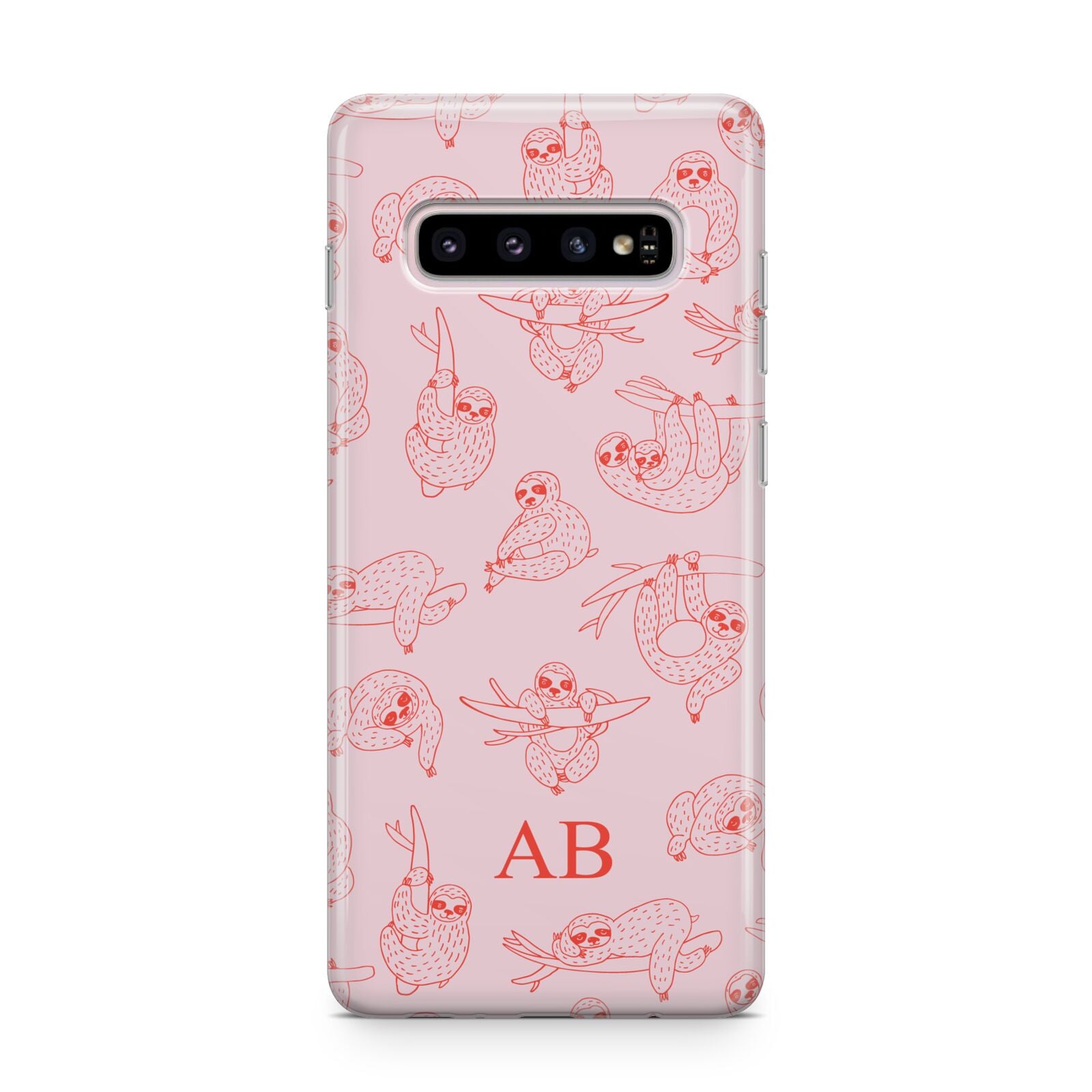 Customised Sloth Samsung Galaxy S10 Plus Case