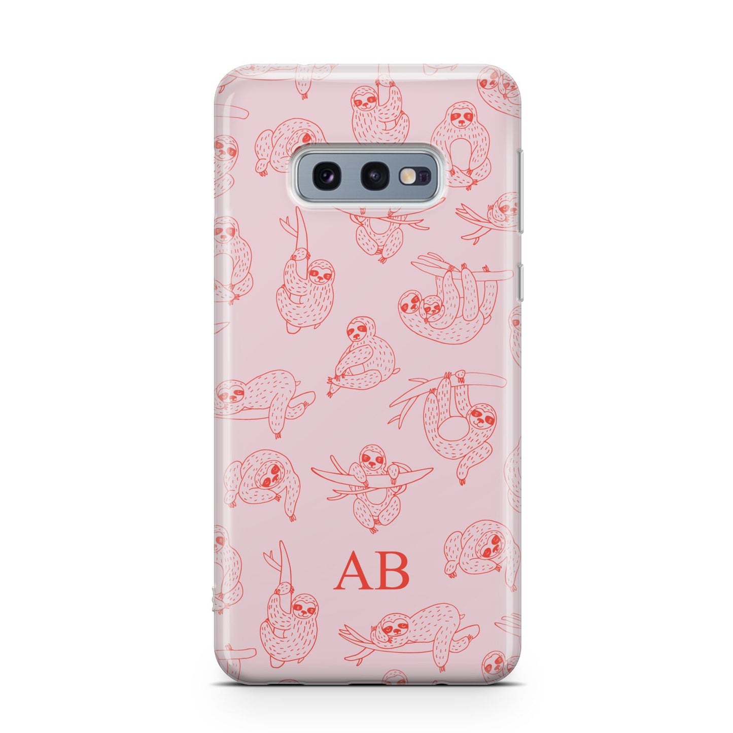 Customised Sloth Samsung Galaxy S10E Case