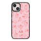 Customised Sloth iPhone 13 Black Impact Case on Silver phone