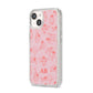 Customised Sloth iPhone 14 Clear Tough Case Starlight Angled Image