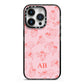 Customised Sloth iPhone 14 Pro Black Impact Case on Silver phone