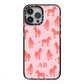 Customised Zebra iPhone 13 Pro Max Black Impact Case on Silver phone