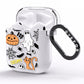 Cute Colourful Halloween AirPods Clear Case Side Image