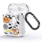 Cute Colourful Halloween AirPods Glitter Case Side Image
