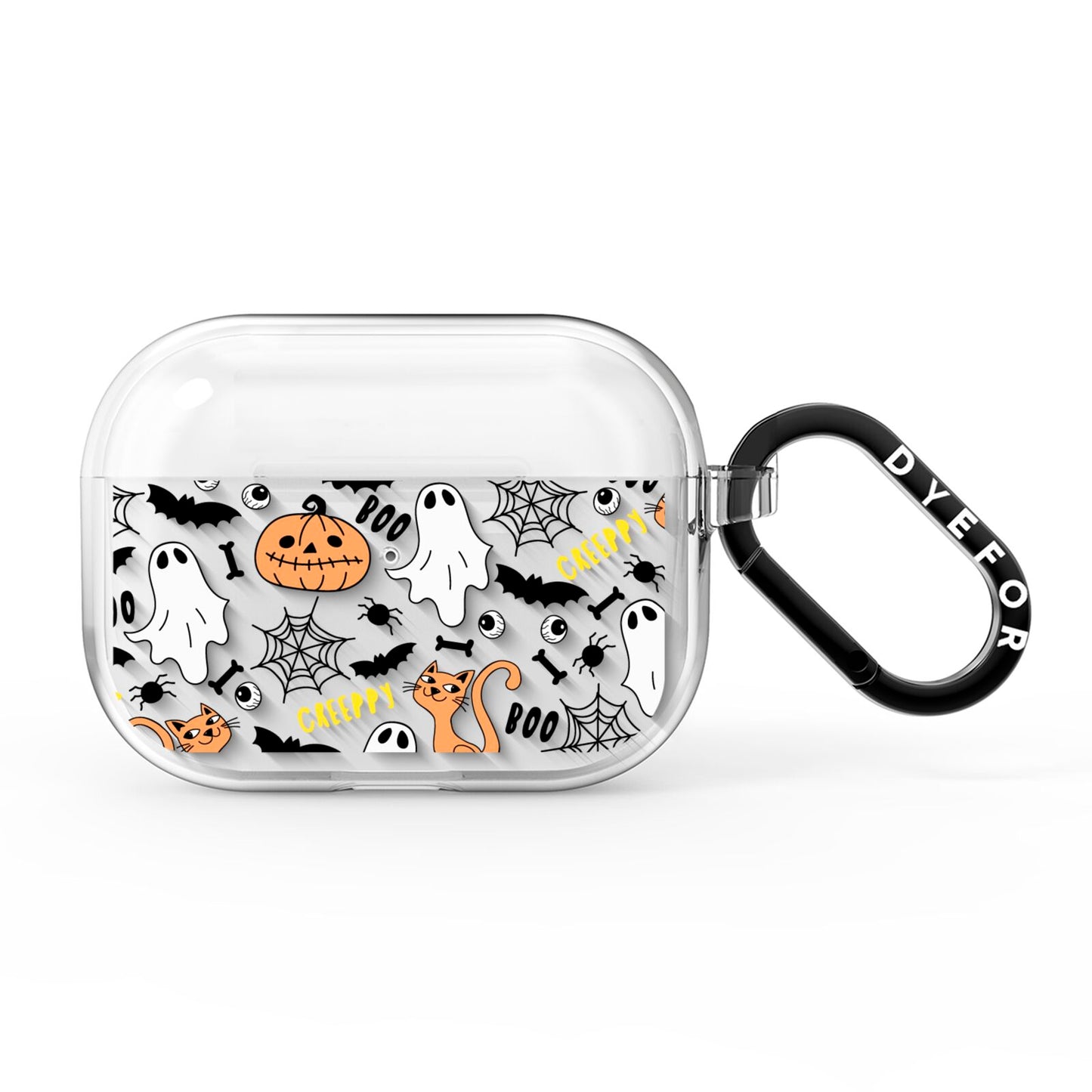Cute Colourful Halloween AirPods Pro Clear Case