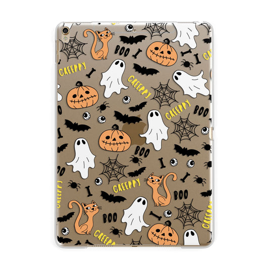 Cute Colourful Halloween Apple iPad Gold Case