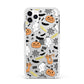 Cute Colourful Halloween Apple iPhone 11 Pro Max in Silver with White Impact Case