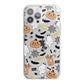 Cute Colourful Halloween iPhone 13 Pro Max TPU Impact Case with White Edges