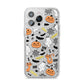 Cute Colourful Halloween iPhone 14 Pro Max Glitter Tough Case Silver